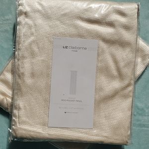 💫 Liz Claiborne - Set of 2 Ainsley Rod-pocket Panels